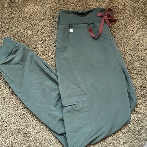 Figs high waisted  + tall scrub pants